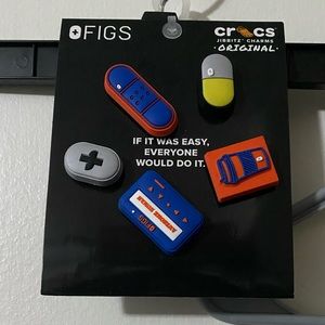 Limited edition crocs x figs jibbits